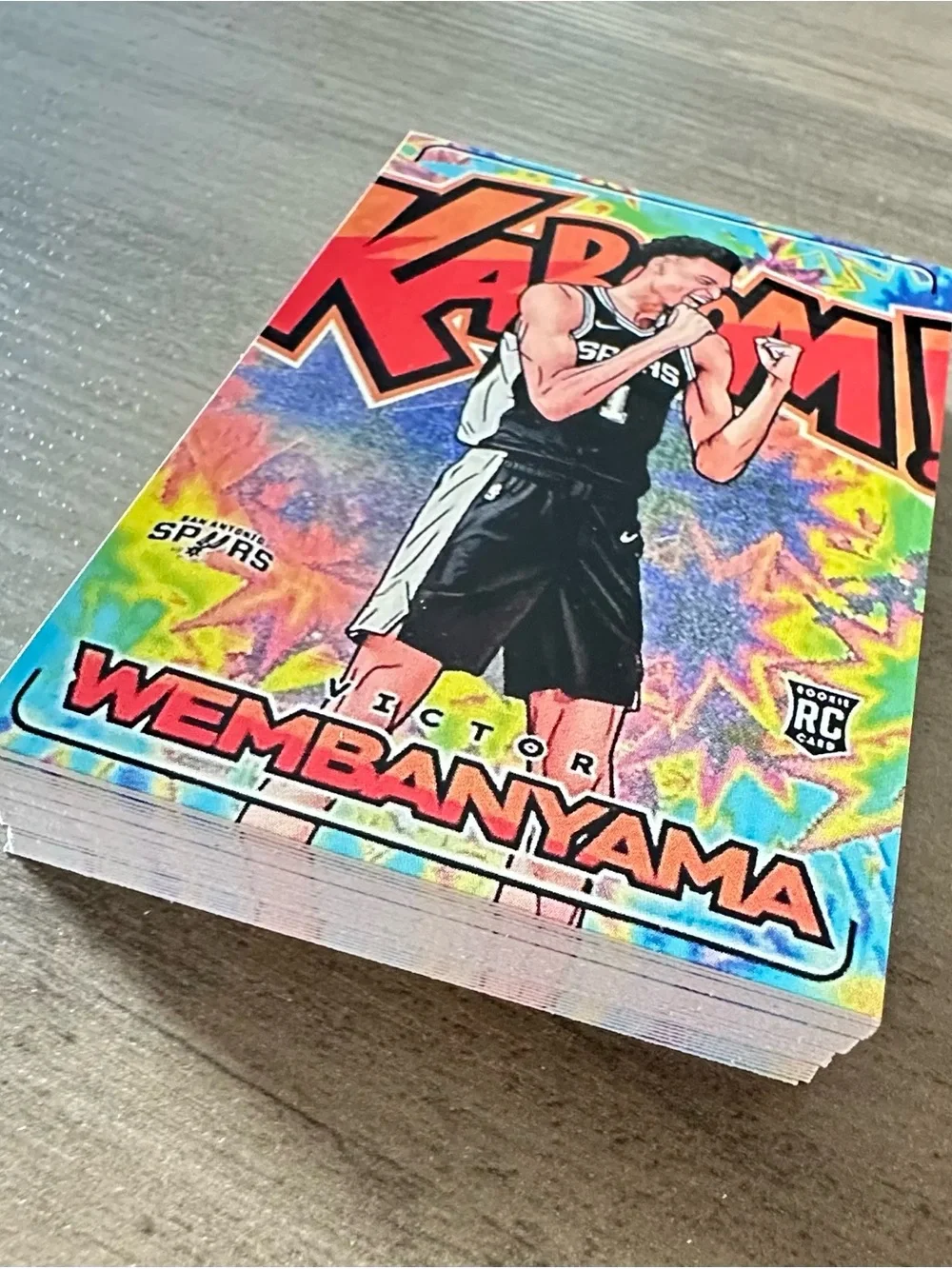 Victor Wembanyama Lot of (25) Rookie Panini Kaboom #11 Novelty Basketball Cards.